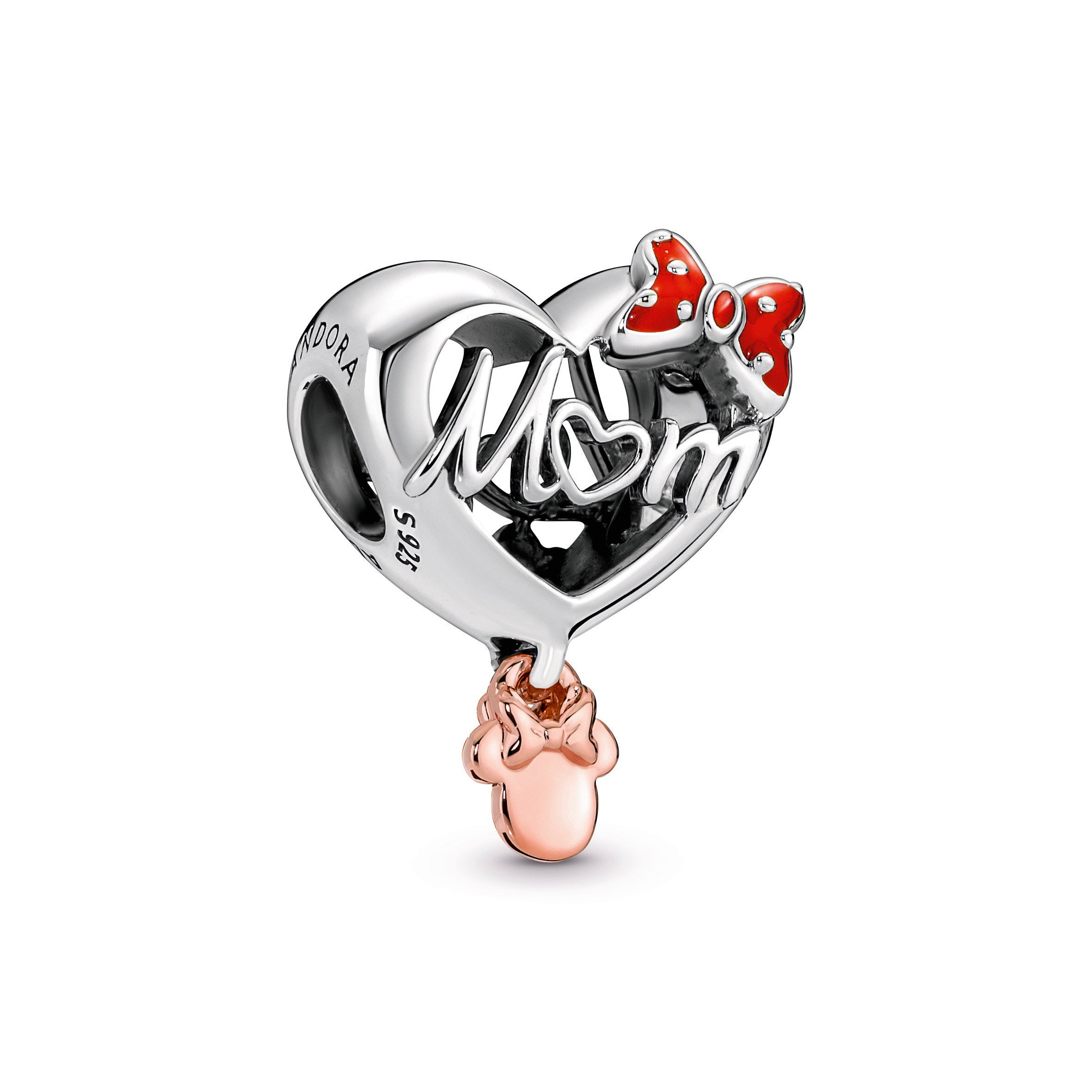 Pandora Disney Minnie Mouse Mum Heart Charm