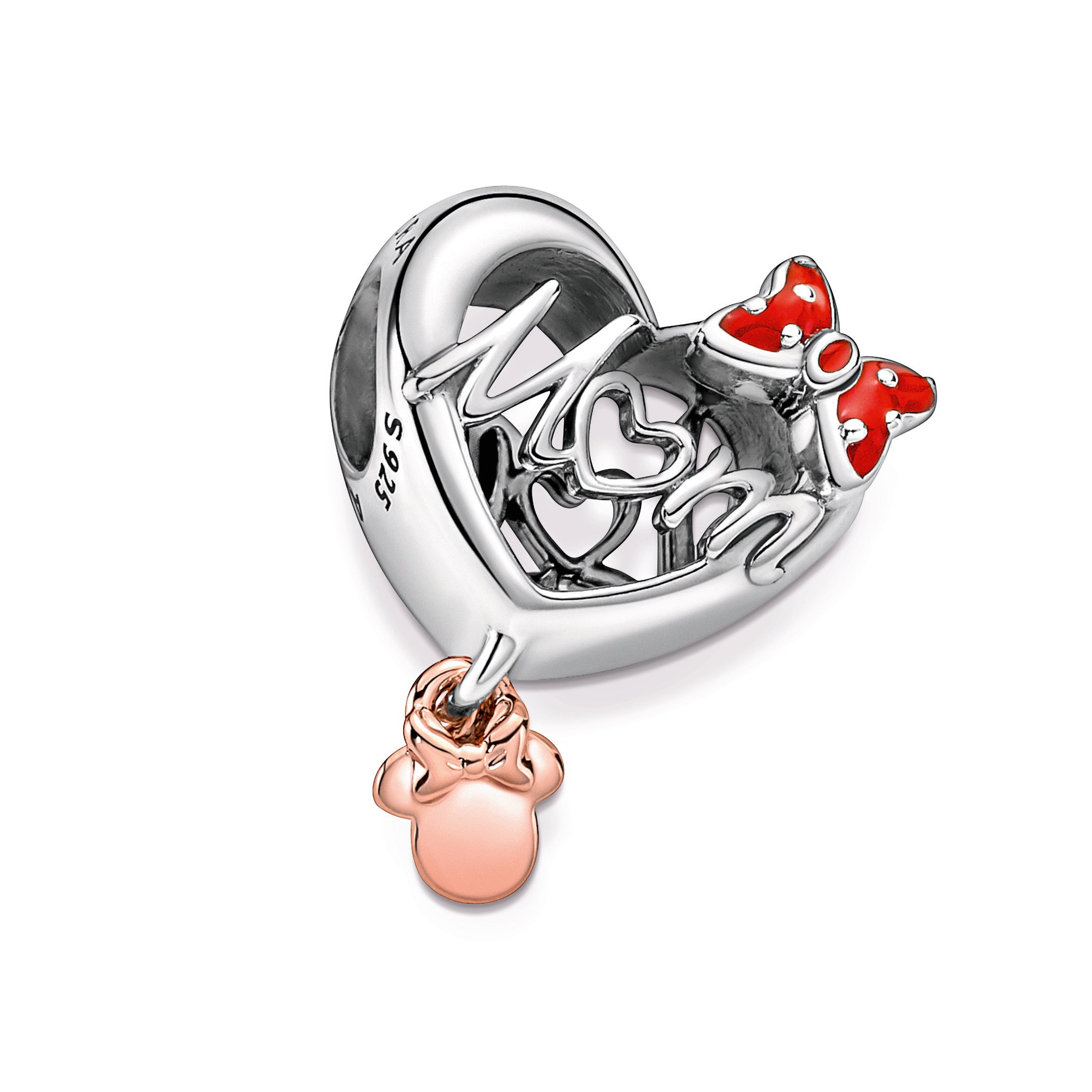 Pandora Disney Minnie Mouse Mum Heart Charm