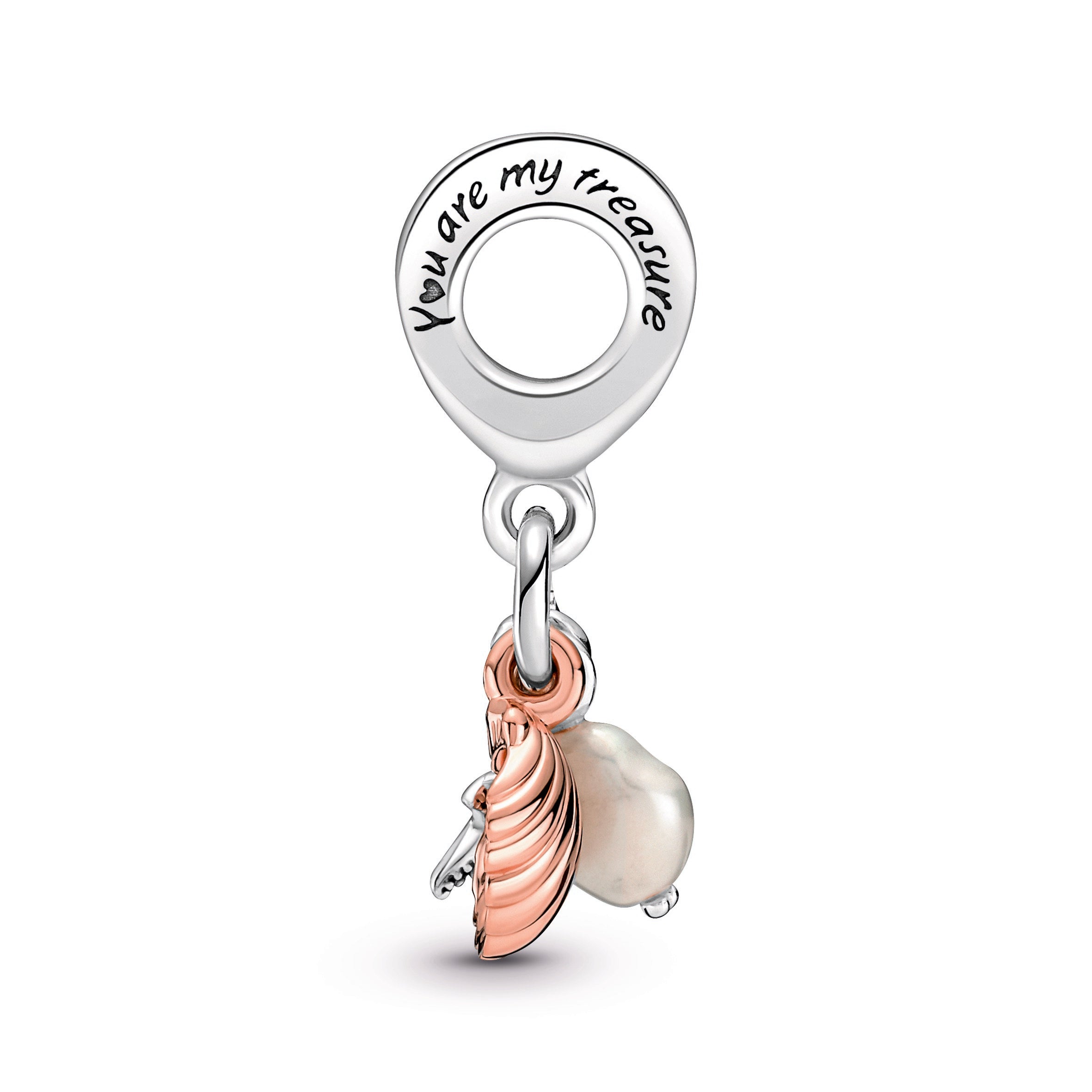 Pandora Freshwater Pearl, Starfish & Shell Triple Dangle Charm