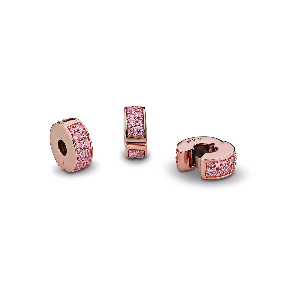 Pandora Pink Pave Clip Charm