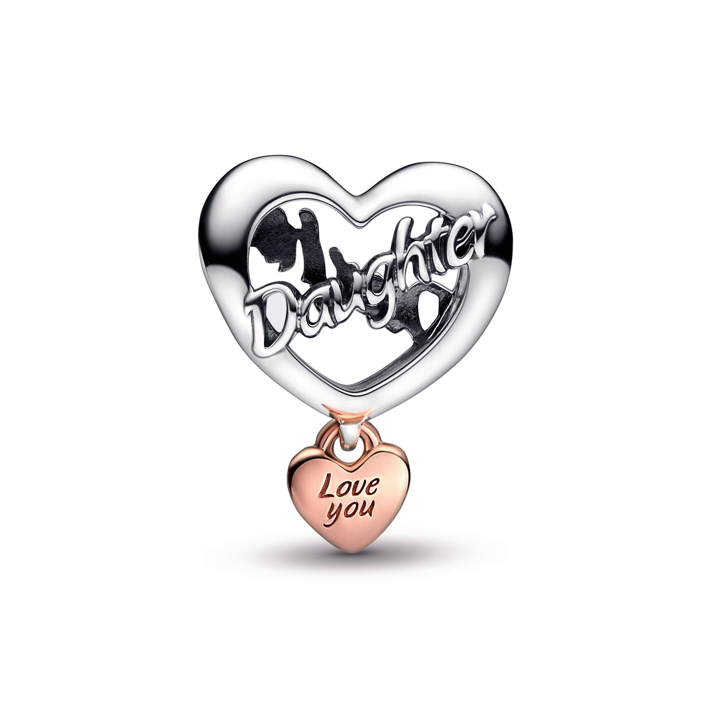 Pandora Love You Daughter Heart Charm