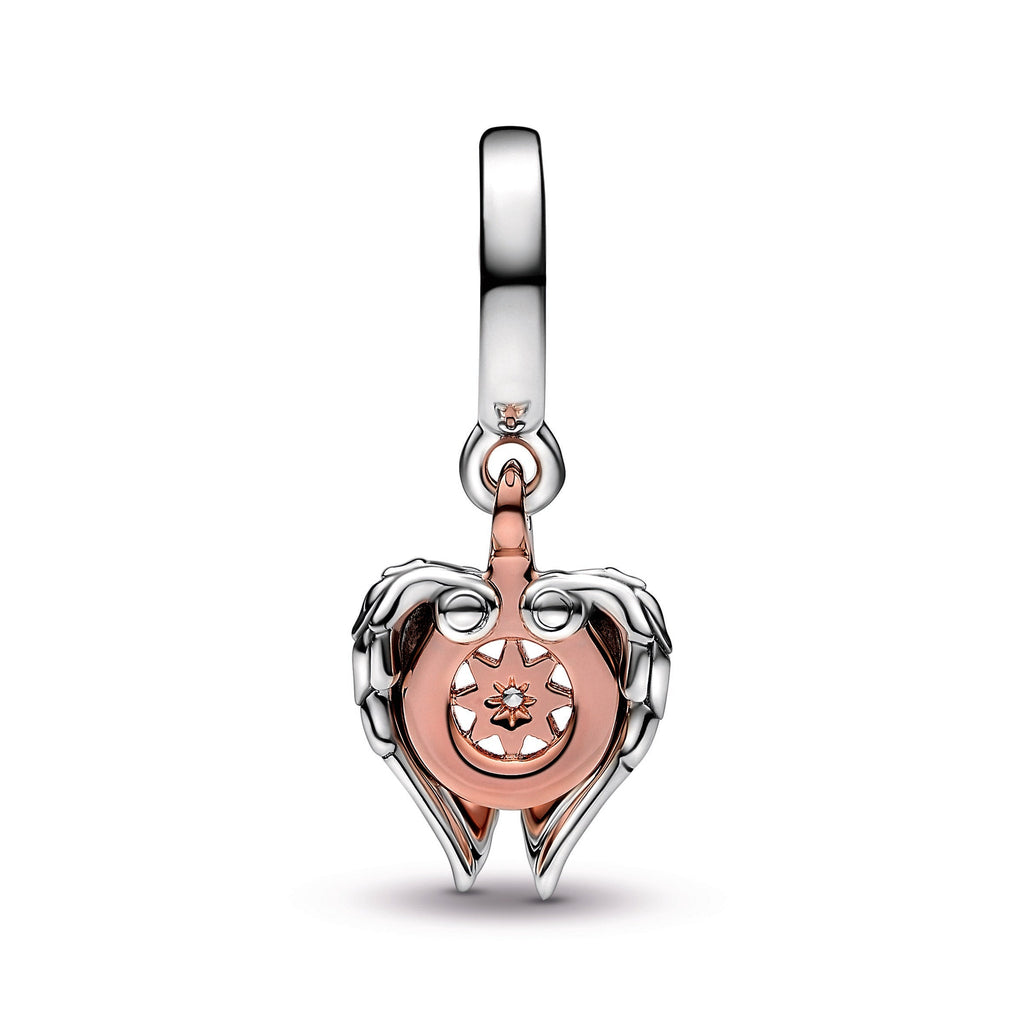 Pandora Celestial Compass Angel Wings Dangle Charm