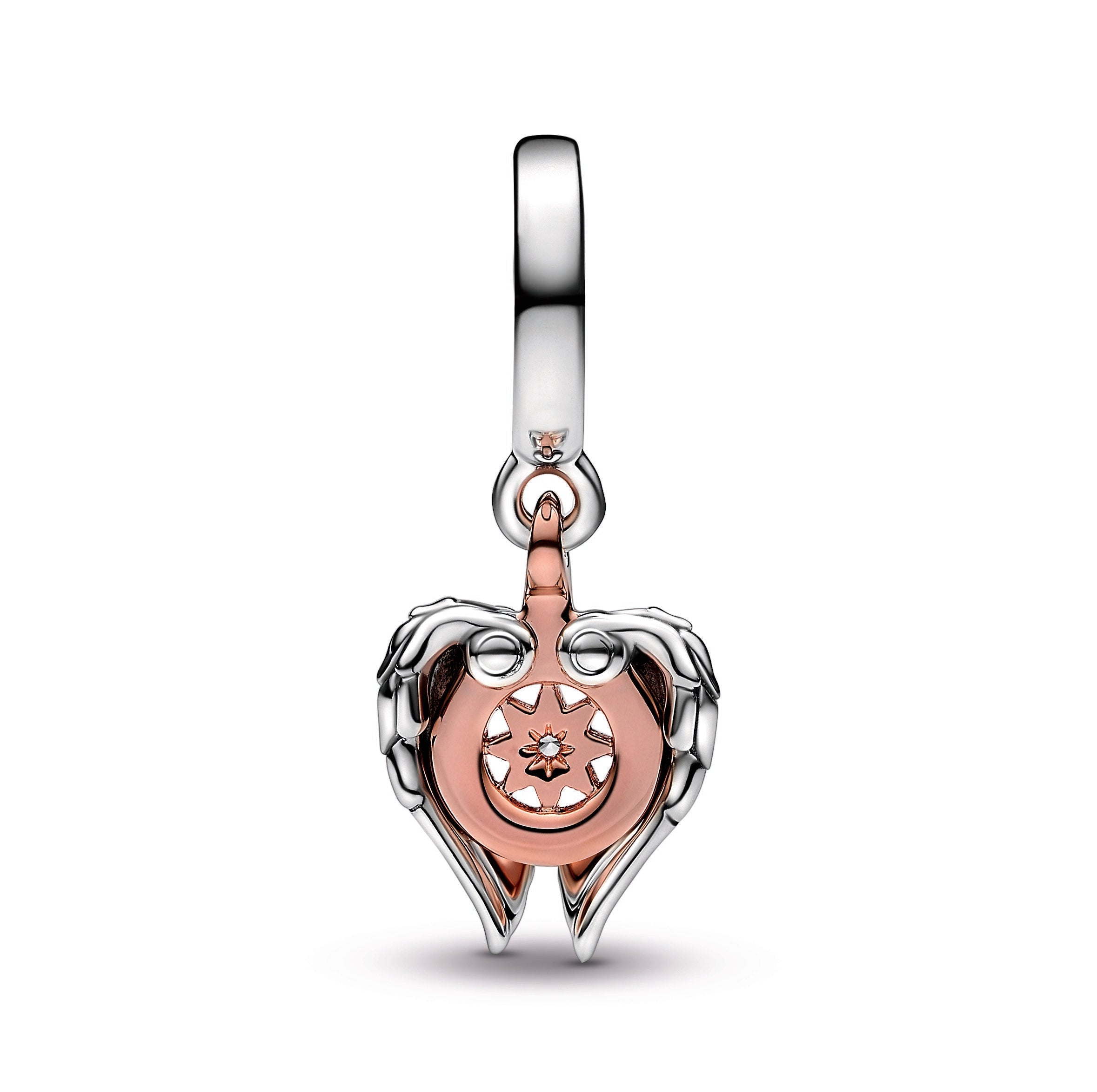Pandora Celestial Compass Angel Wings Dangle Charm