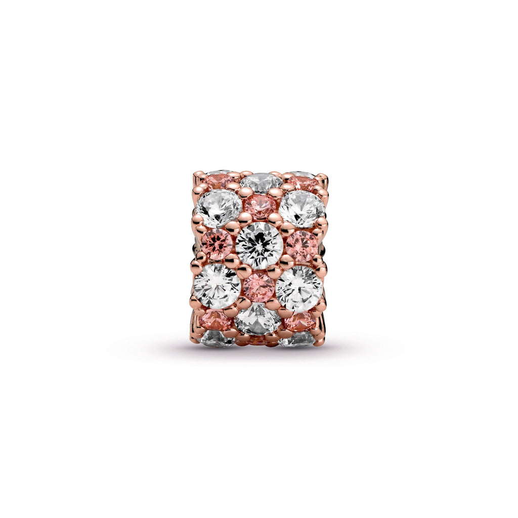Pandora Pink & Clear Sparkle Charm