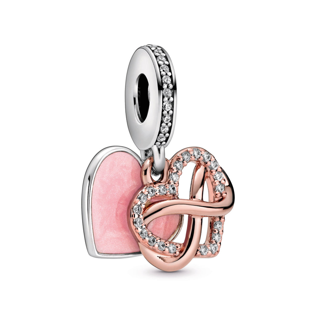 Pandora Sparkling Infinity Heart Dangle Charm