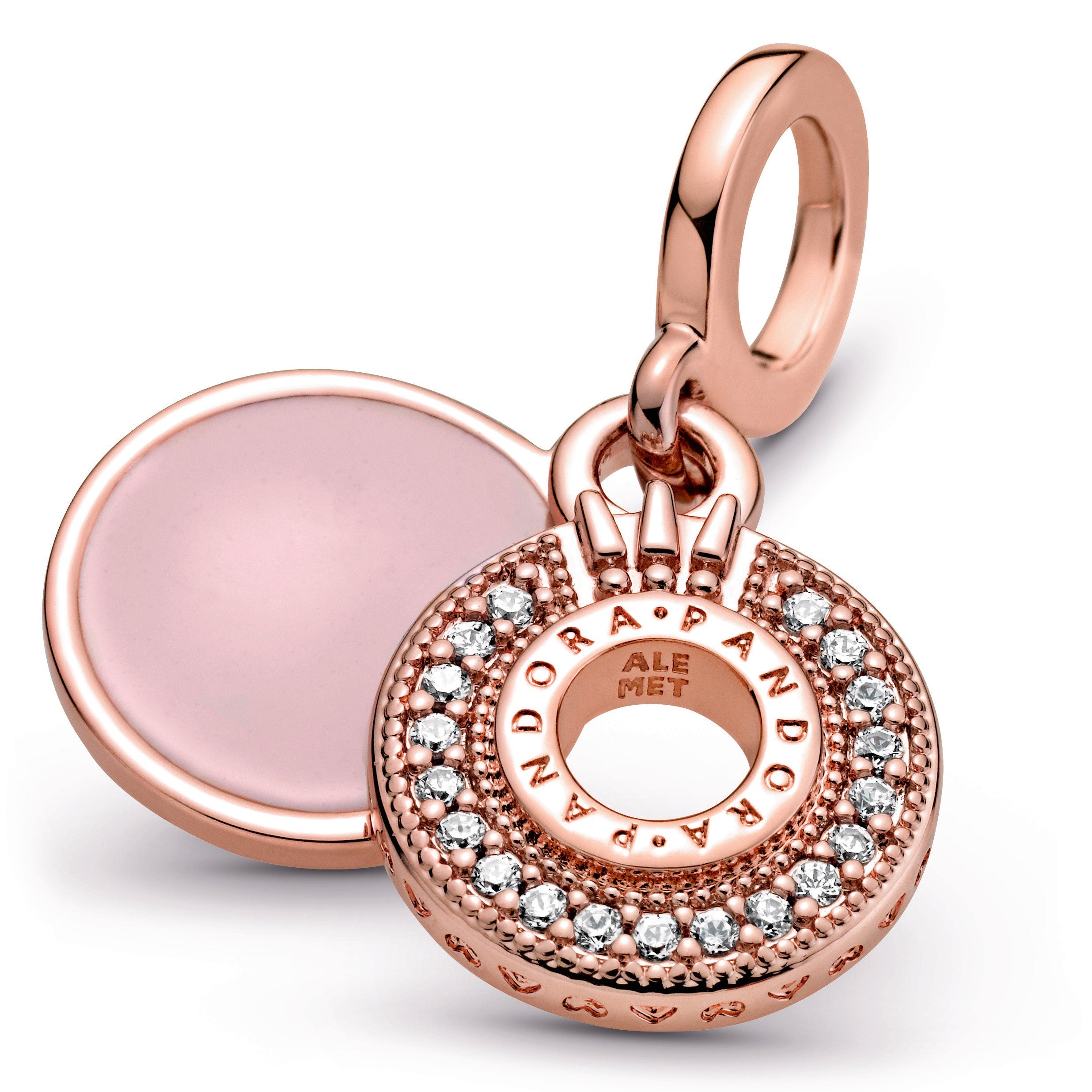 Pandora Sparkling Pave Crown O Dangle Charm