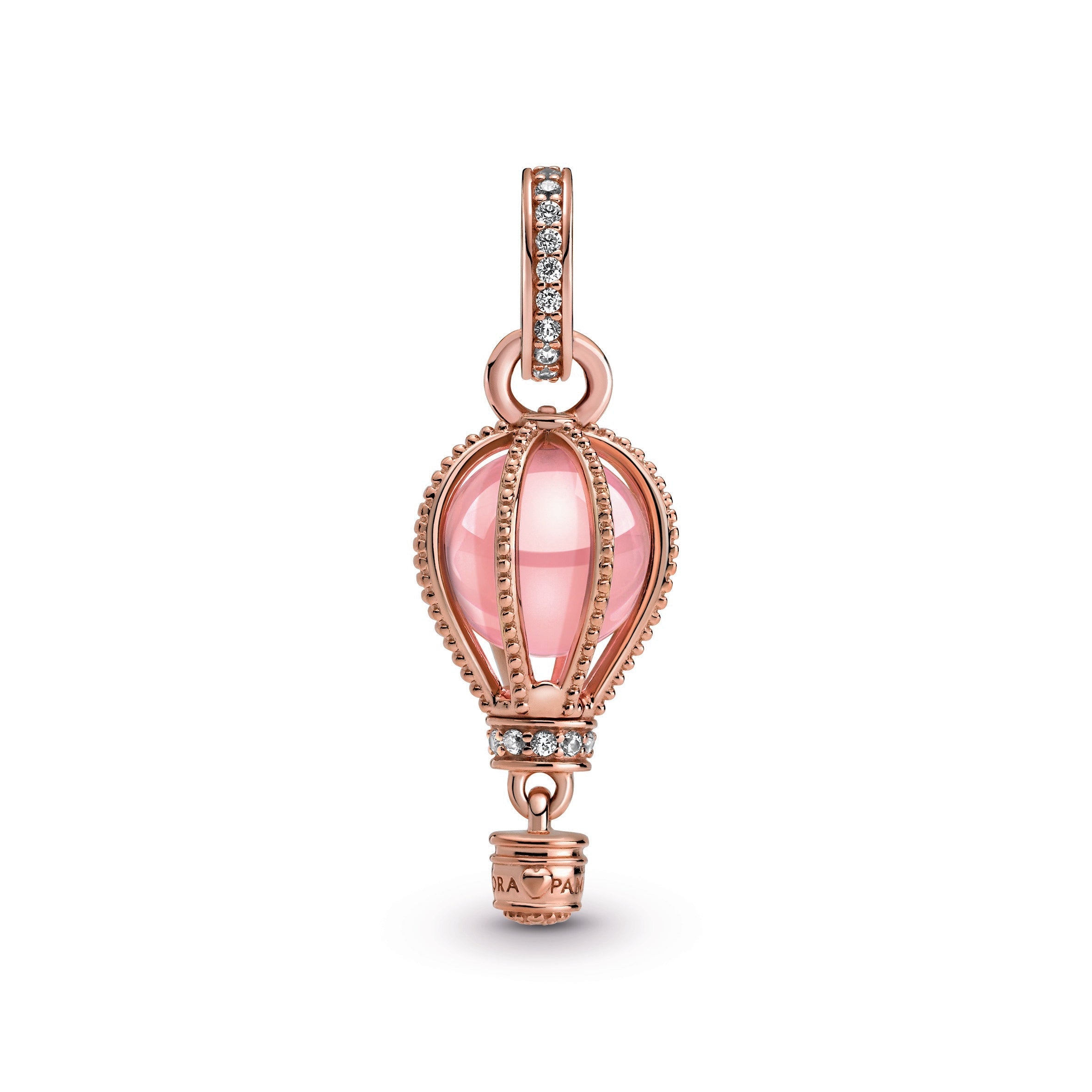 Pandora Sparkling Pink Hot Air Balloon Dangle Charm