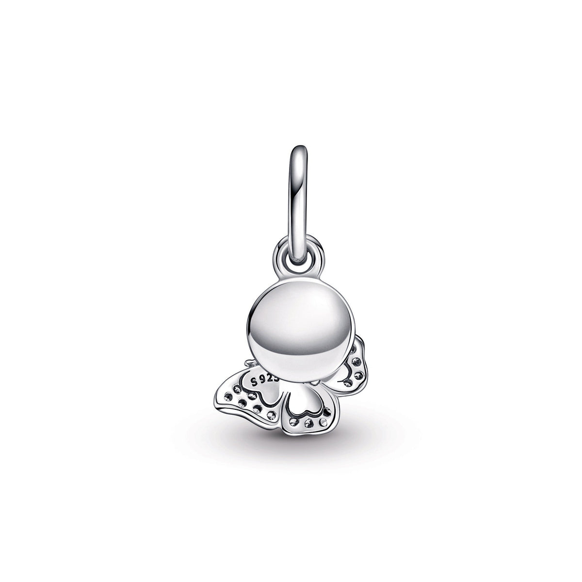 Pandora Blue Butterfly & Quote Double Dangle Charm
