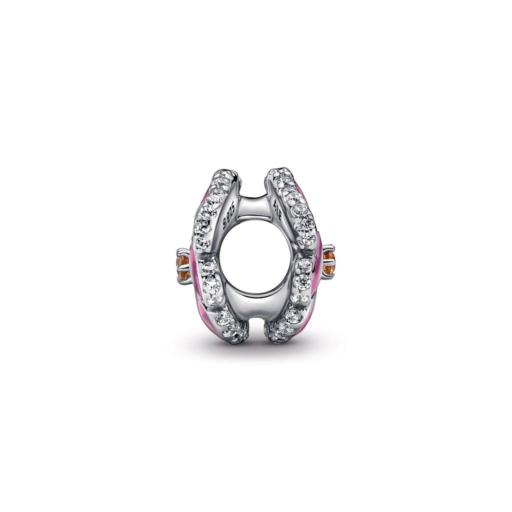 Pandora Pink Pansy Flower Charm