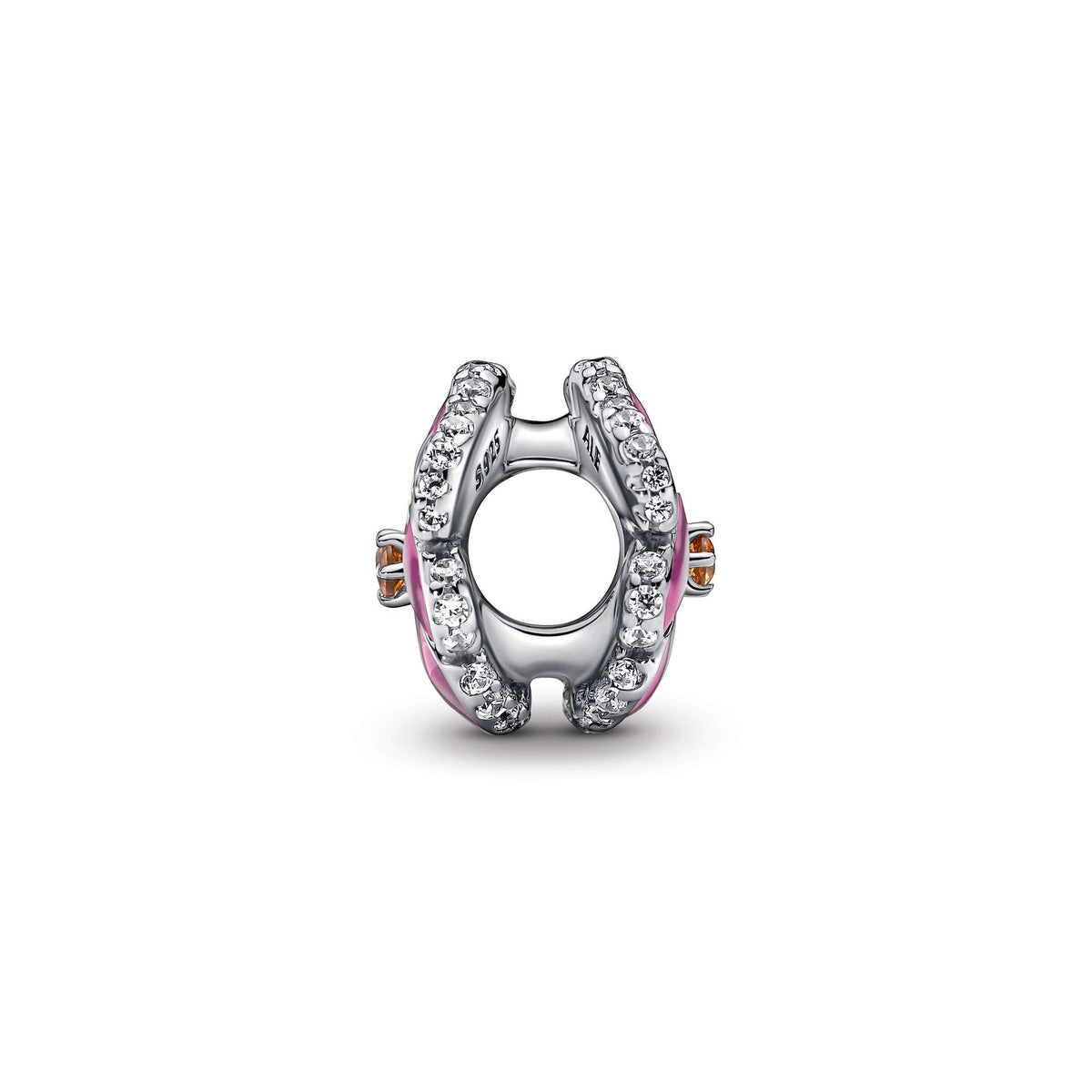 Pandora Pink Pansy Flower Charm