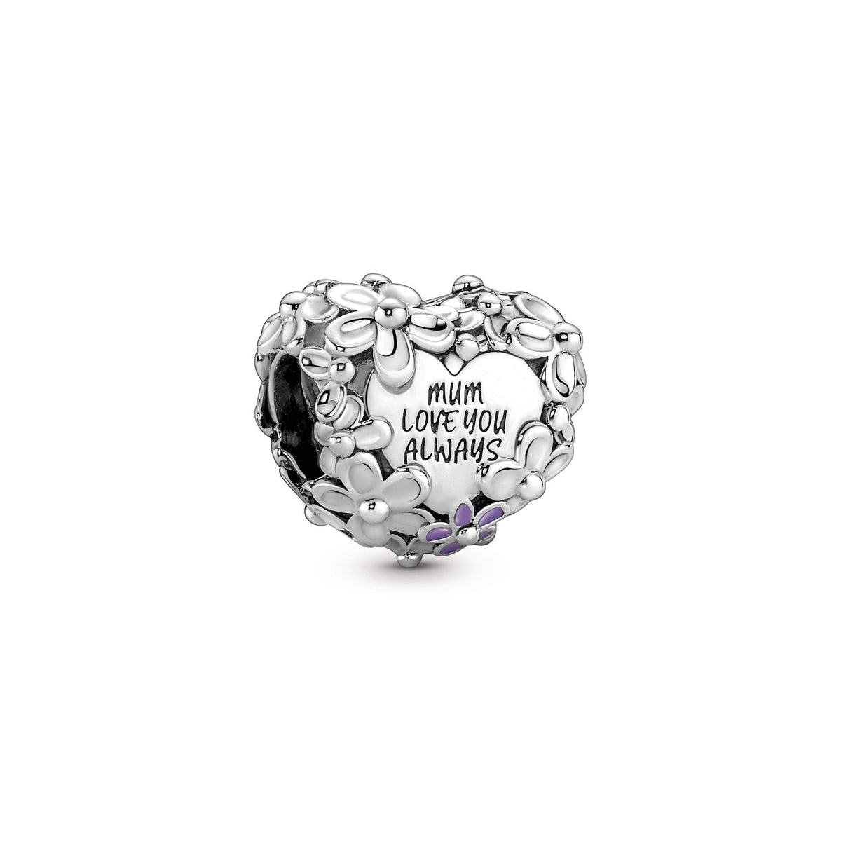 Pandora Mum Daisy Heart Charm