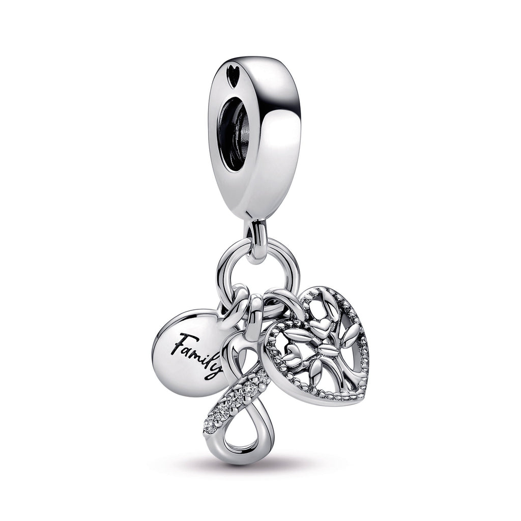 Pandora Family Infinity Triple Dangle Charm