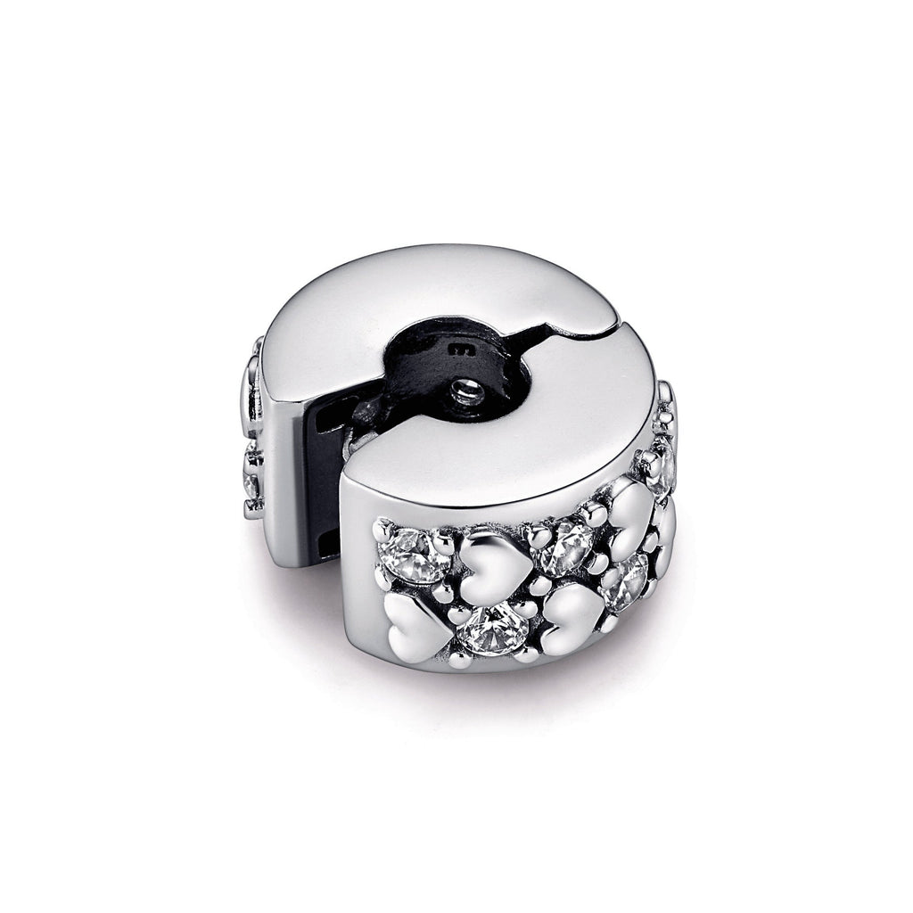 Pandora Infinite Hearts Sparkling Clip Charm