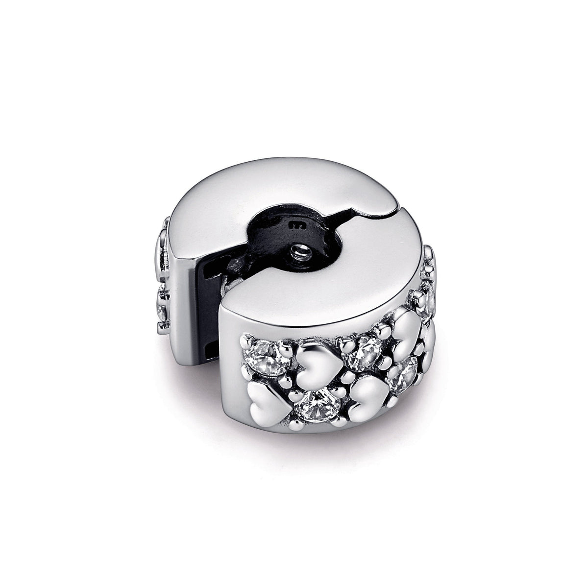 Pandora Infinite Hearts Sparkling Clip Charm