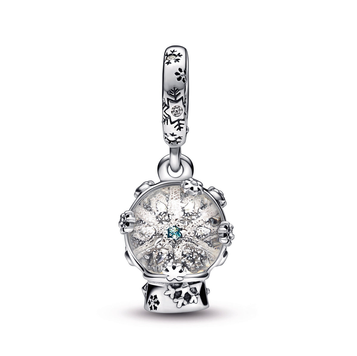 Pandora Snowflake Snowglobe Dangle Charm