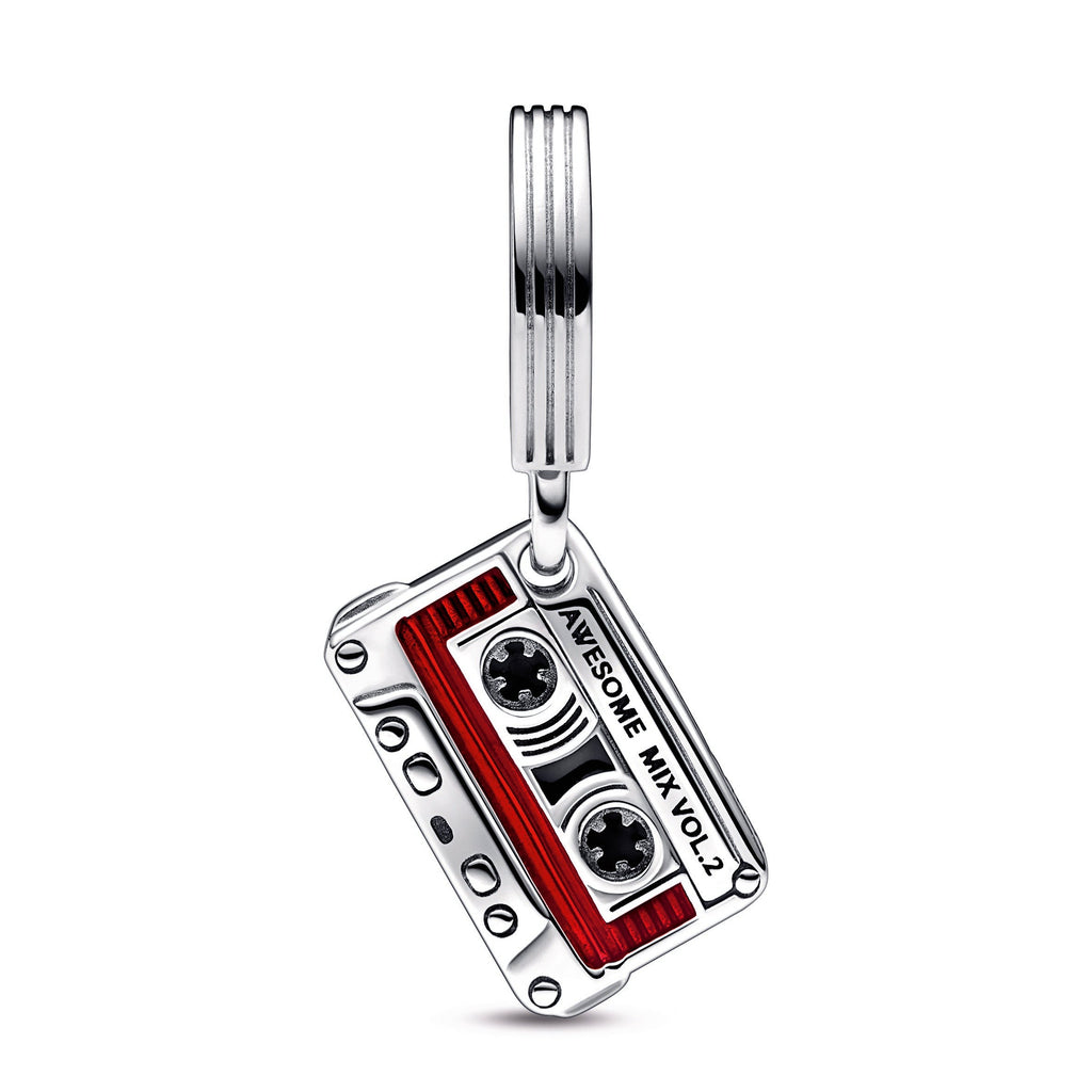 Pandora Marvel Guardians of the Galaxy Cassette Tape Dangle Charm