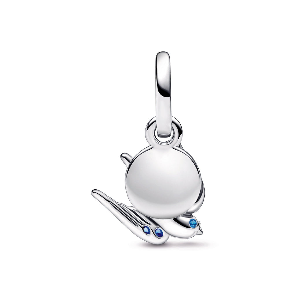 Pandora Sparkling Swallow & Quote Double Dangle Charm