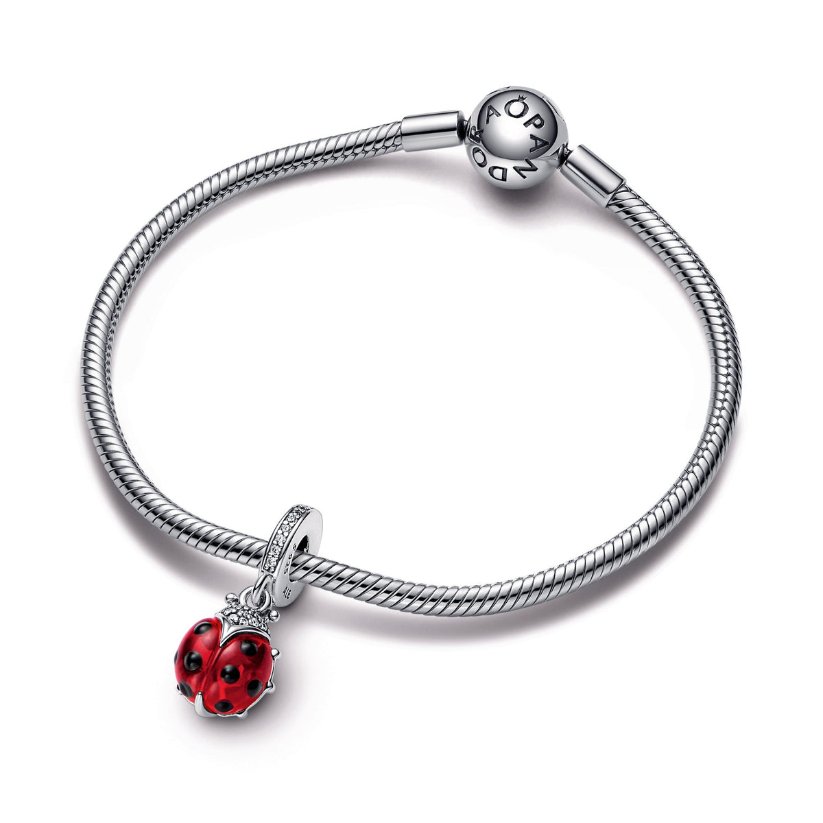 Pandora Red Ladybird Dangle Charm