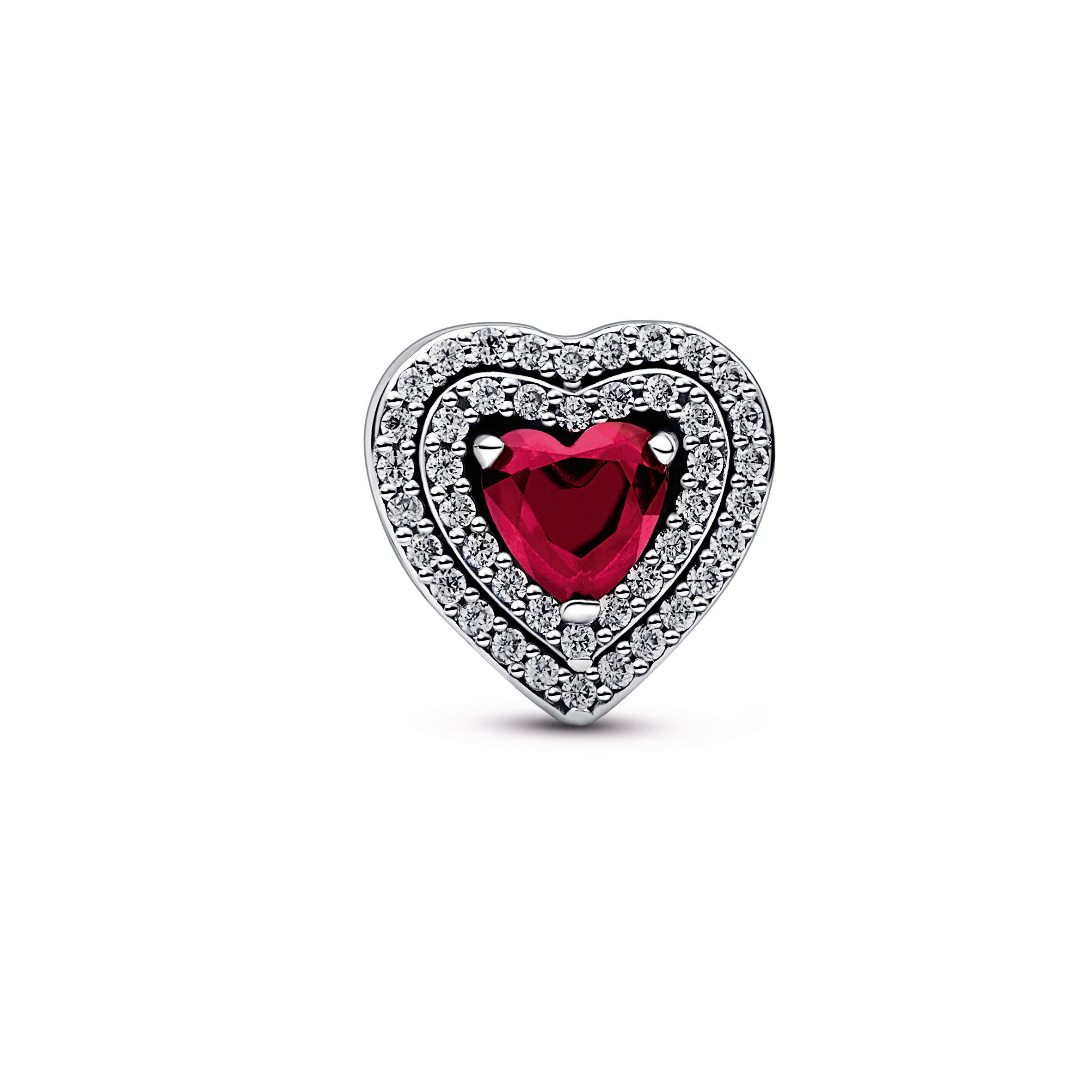 Pandora Sparkling Levelled Heart Charm