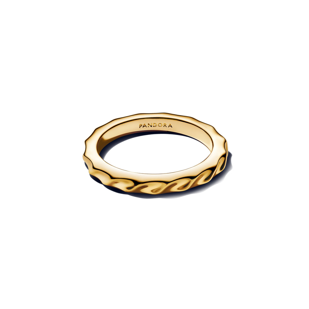 Pandora Rippled Band Ring