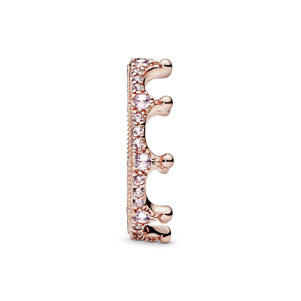 Pandora Pink Sparkling Crown Ring