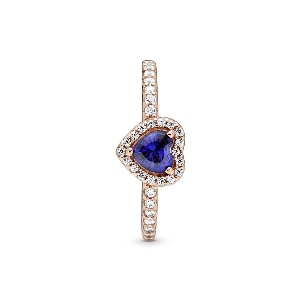 Pandora Sparkling Elevated Heart Ring
