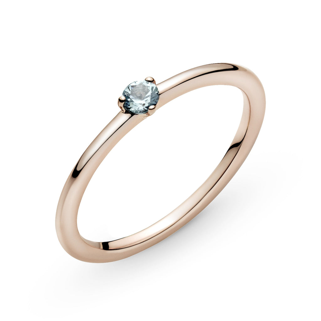 Pandora Light Blue Solitaire Ring