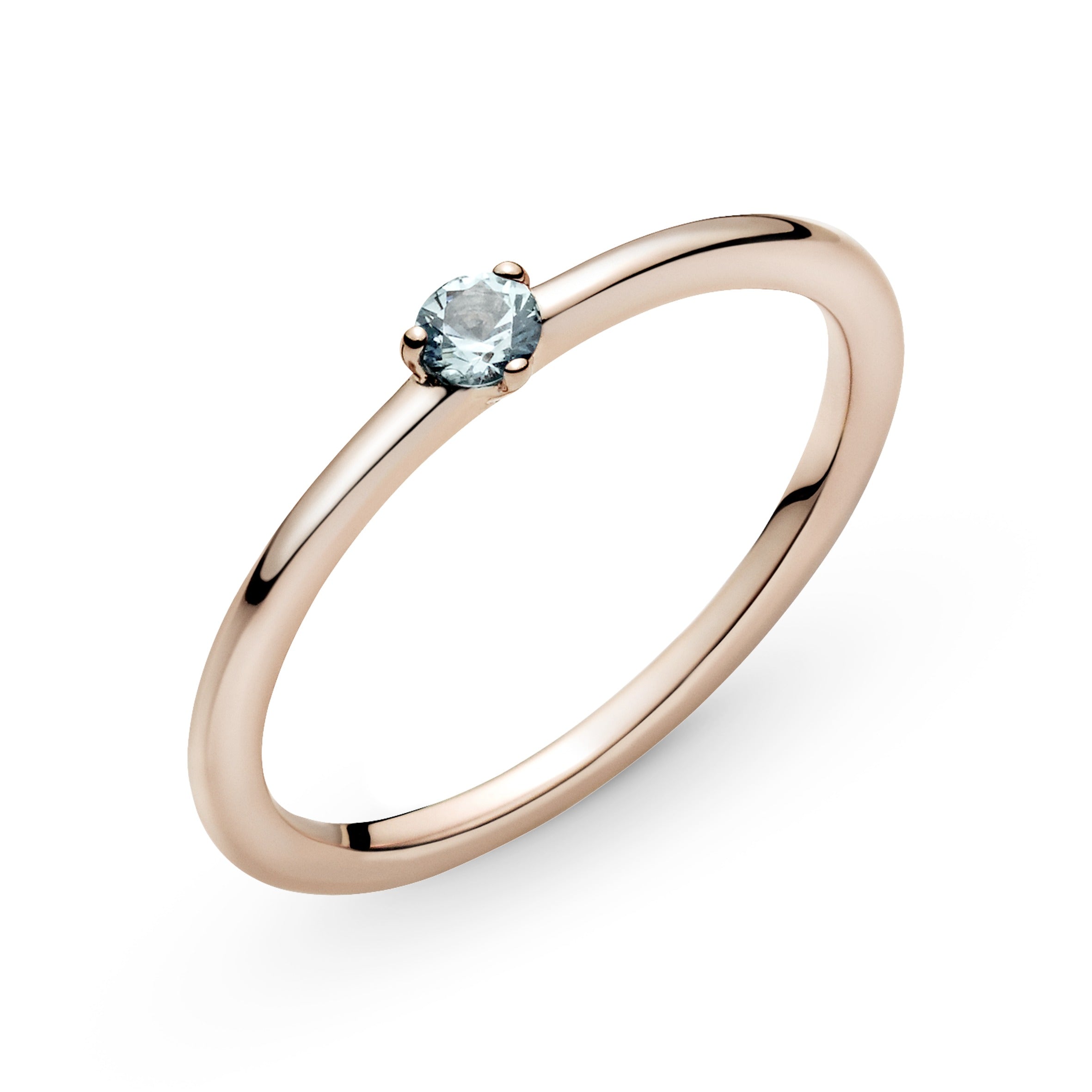 Pandora Light Blue Solitaire Ring
