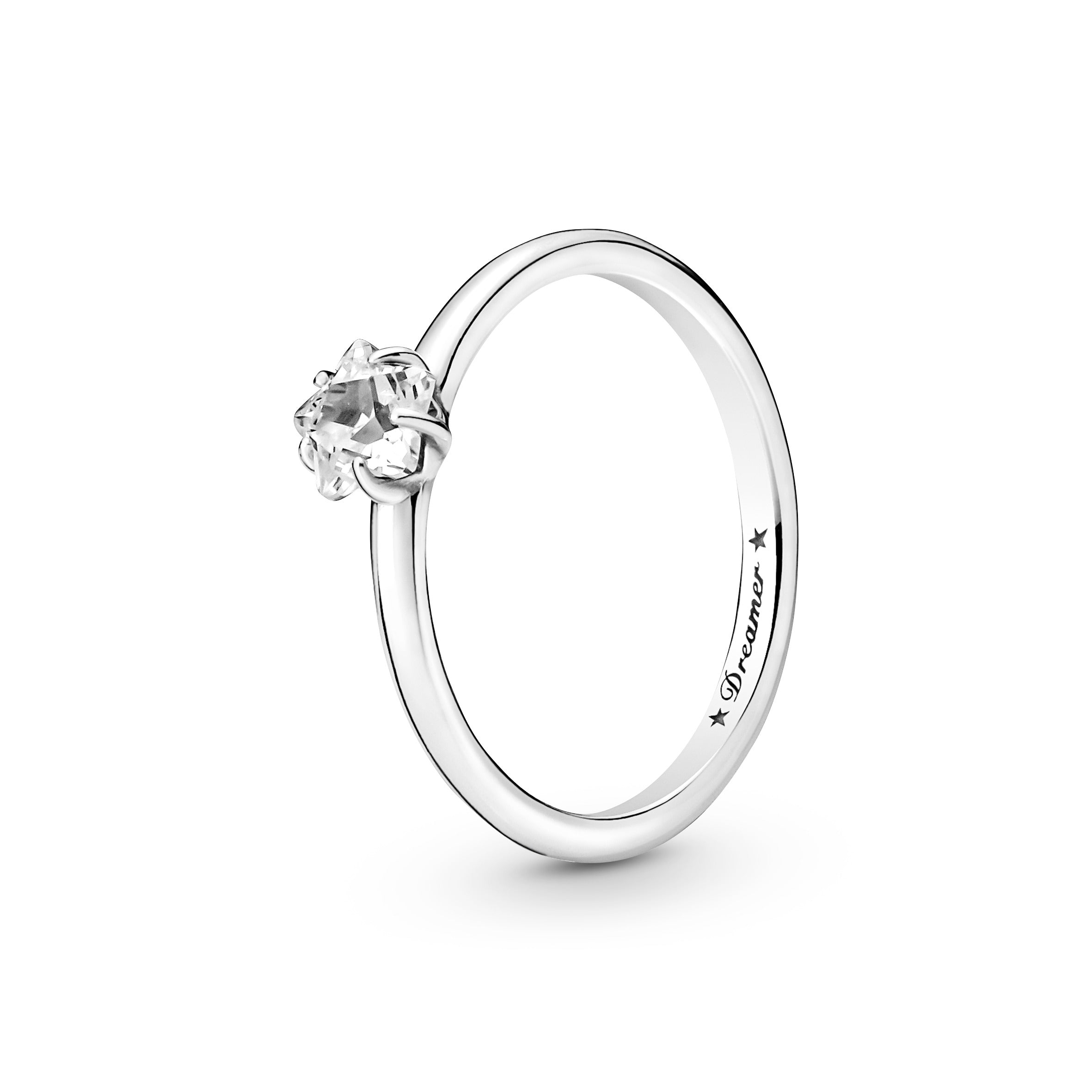 Pandora Celestial Sparkling Star Solitaire Ring