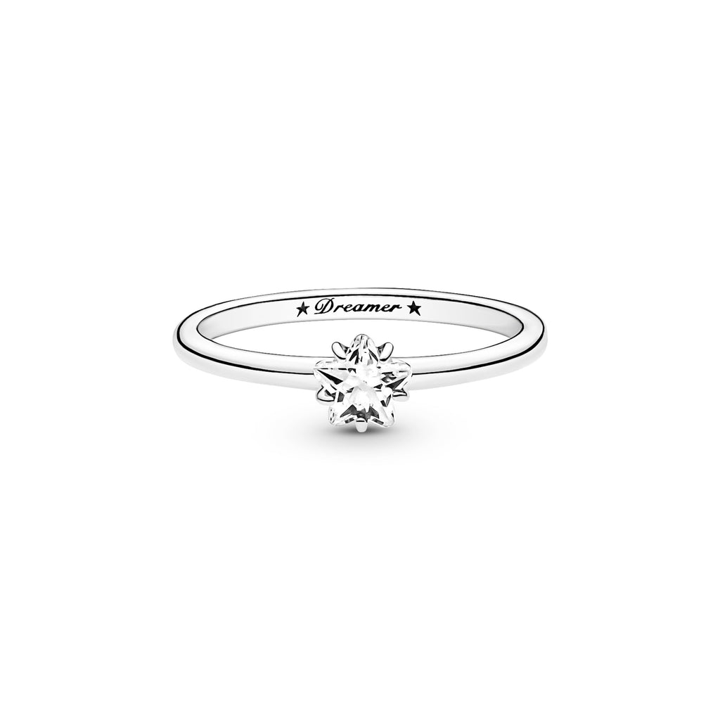 Pandora Celestial Sparkling Star Solitaire Ring
