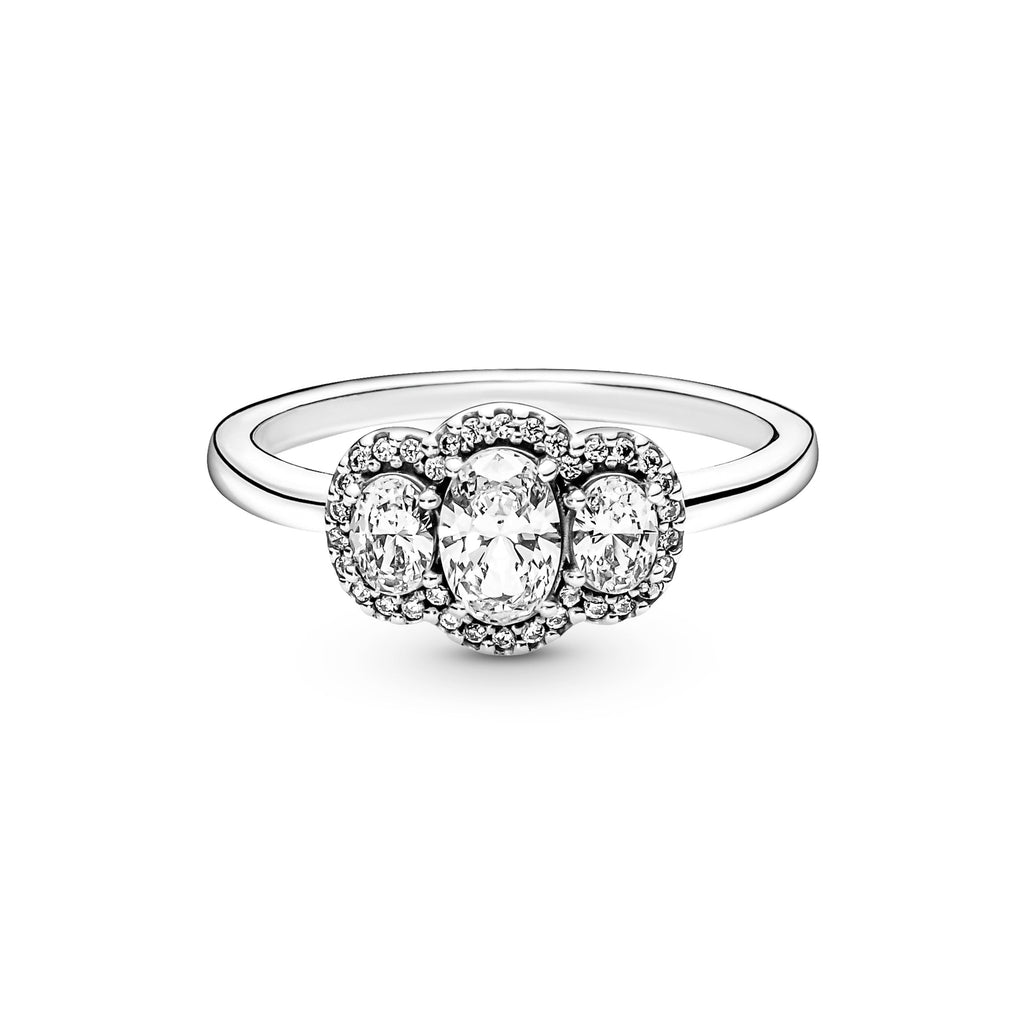 Pandora Three Stone Vintage Ring