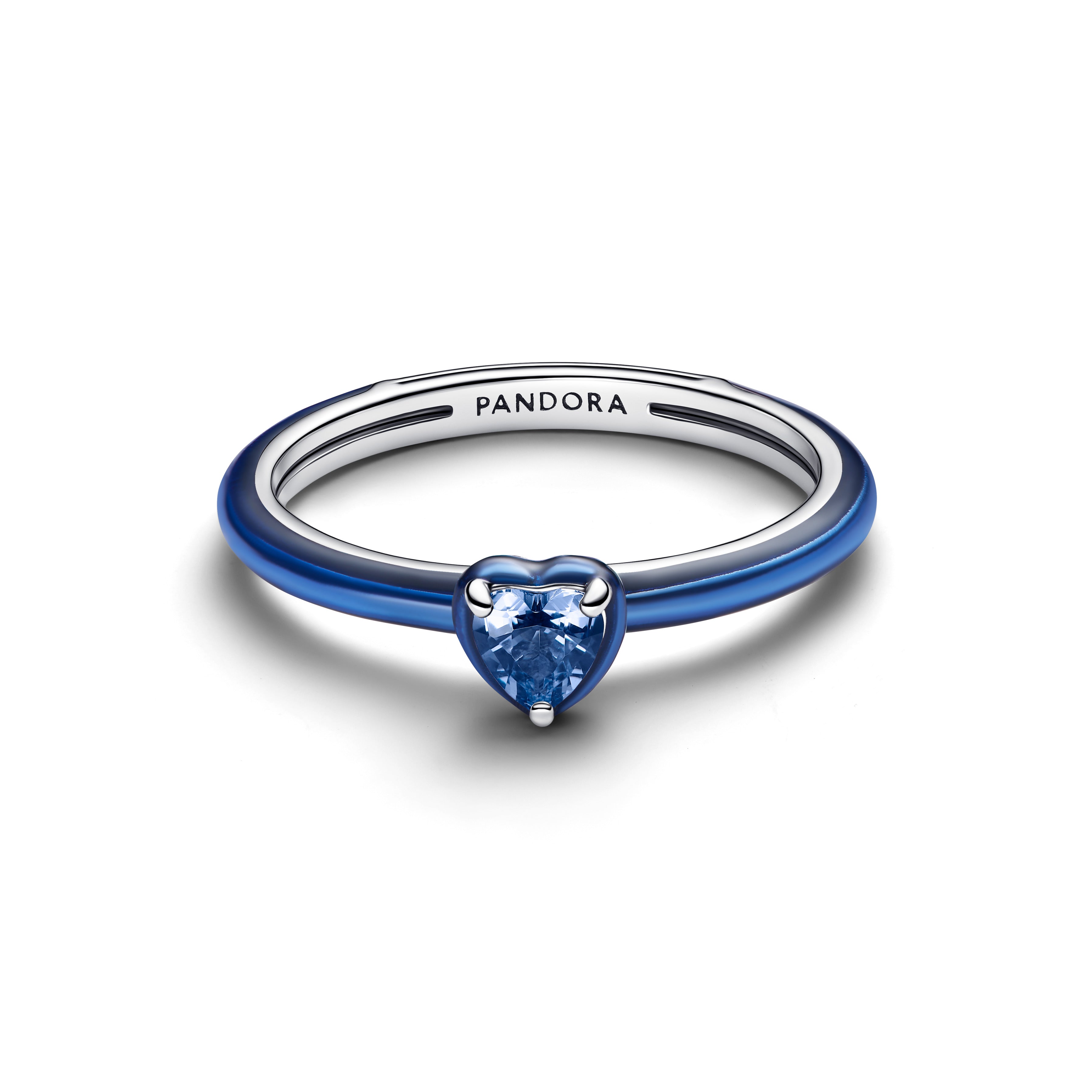 Pandora Blue Chakra Heart Ring