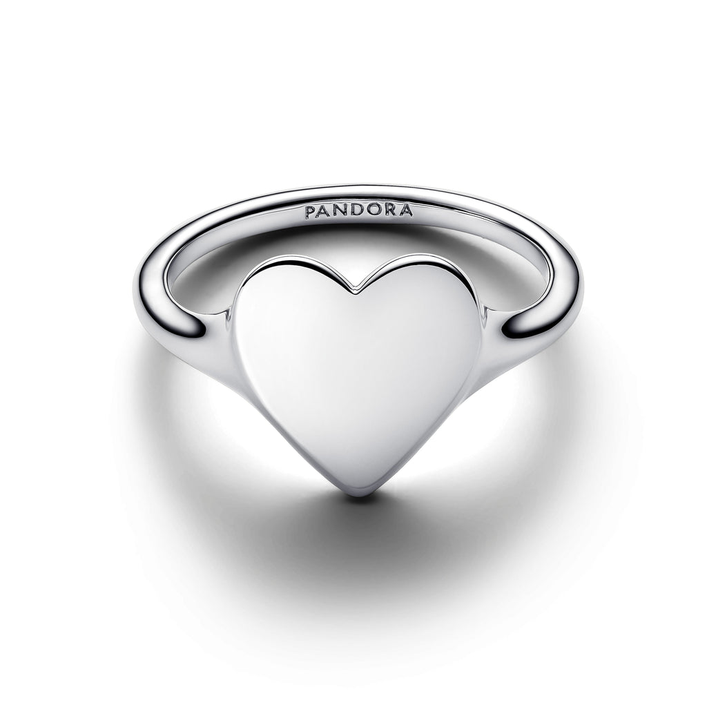 Pandora Engravable Heart Ring
