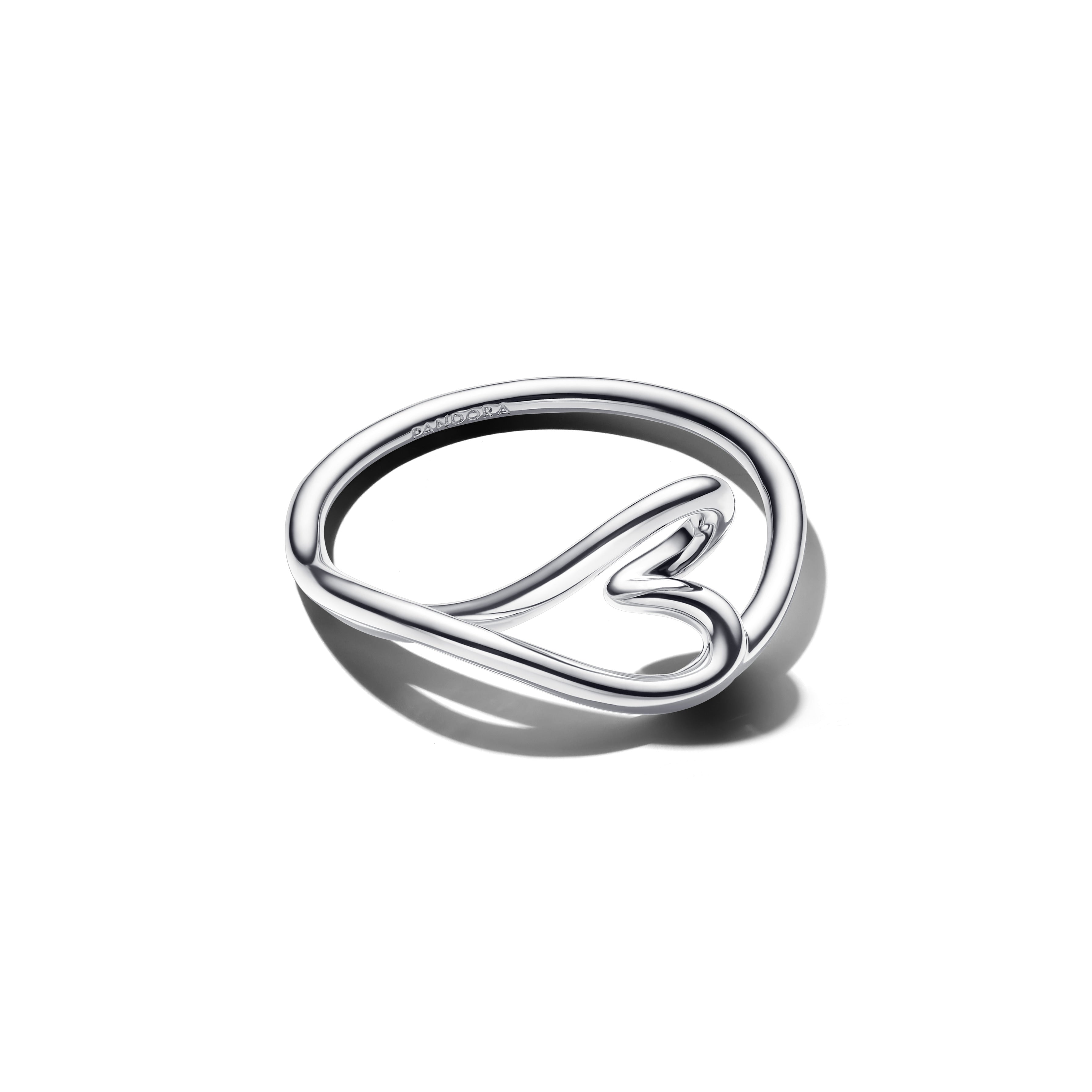 Pandora Organically Shaped Heart Small Ring