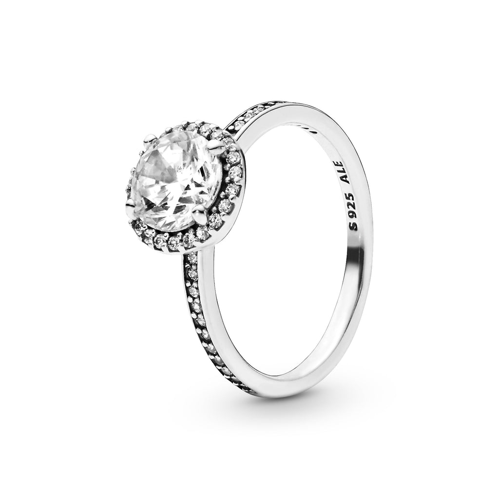 Pandora Round Sparkle Halo Ring