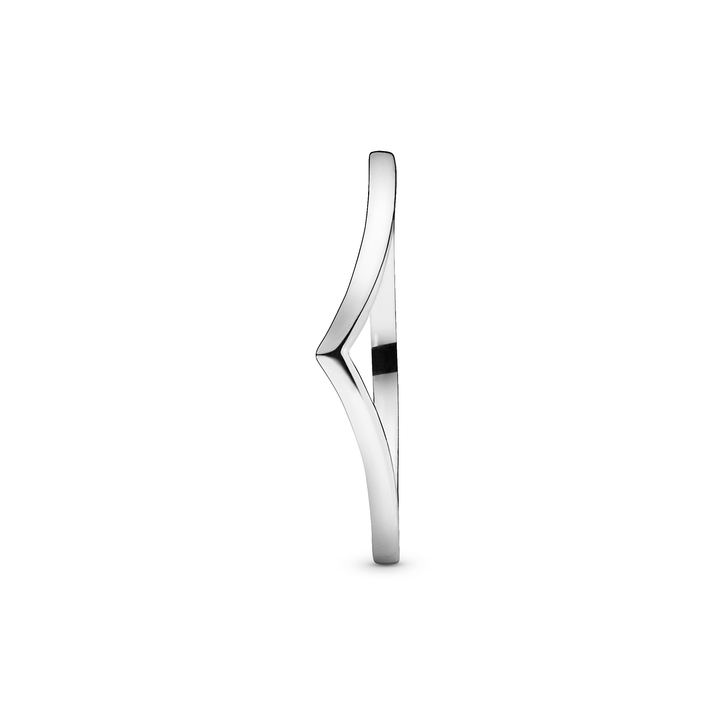 Pandora Polished Wishbone Ring