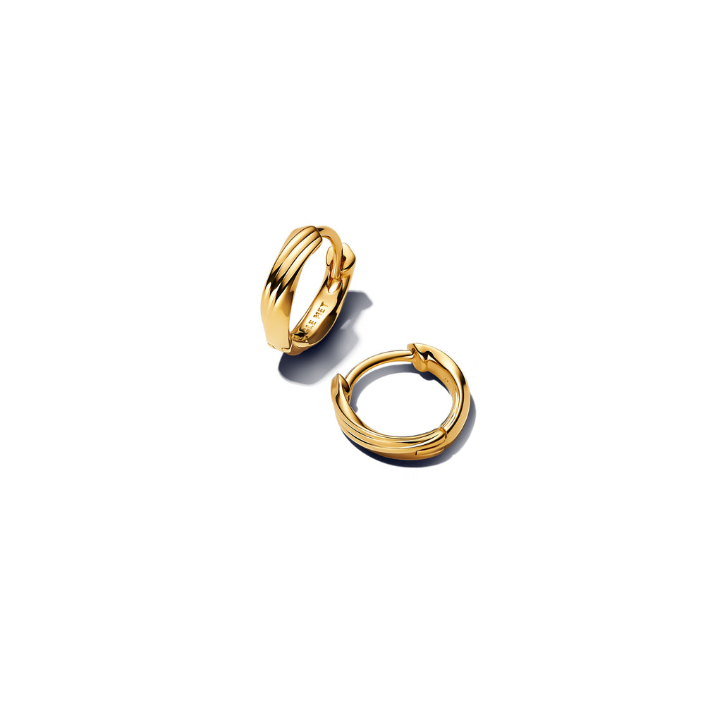 Pandora Twisted Huggie Earrings