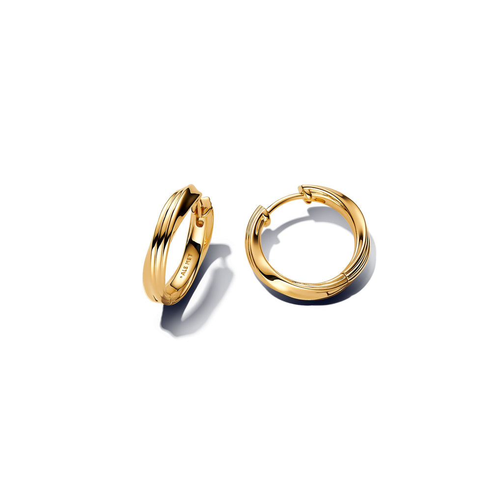 Pandora Twisted Hoop Earrings