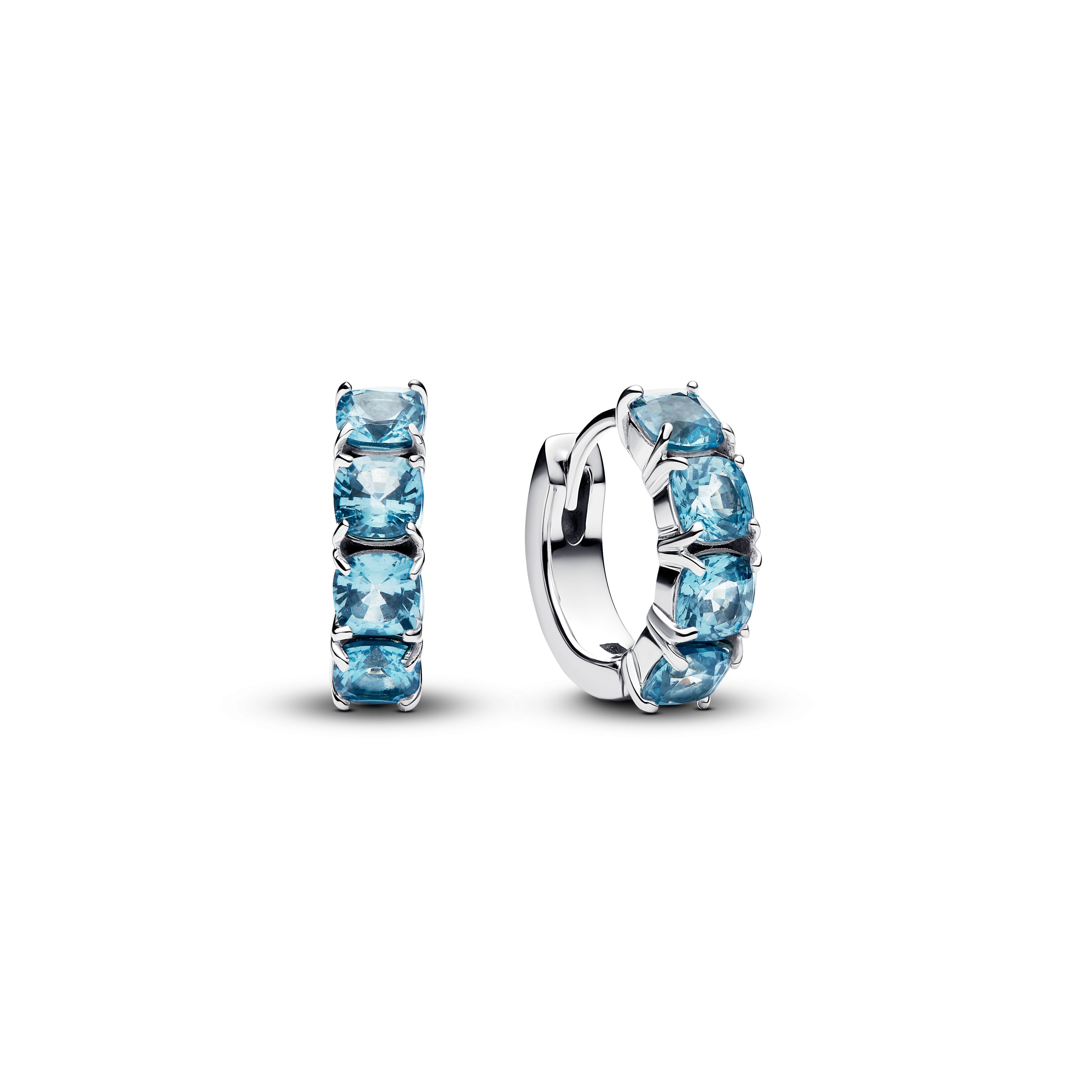 Pandora Light Blue Hoop Earrings