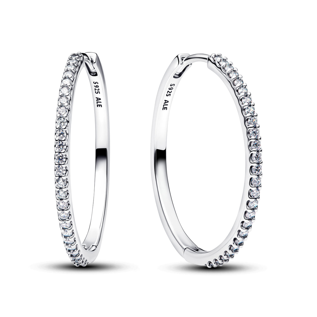 Pandora Sparkling Hoop Earrings