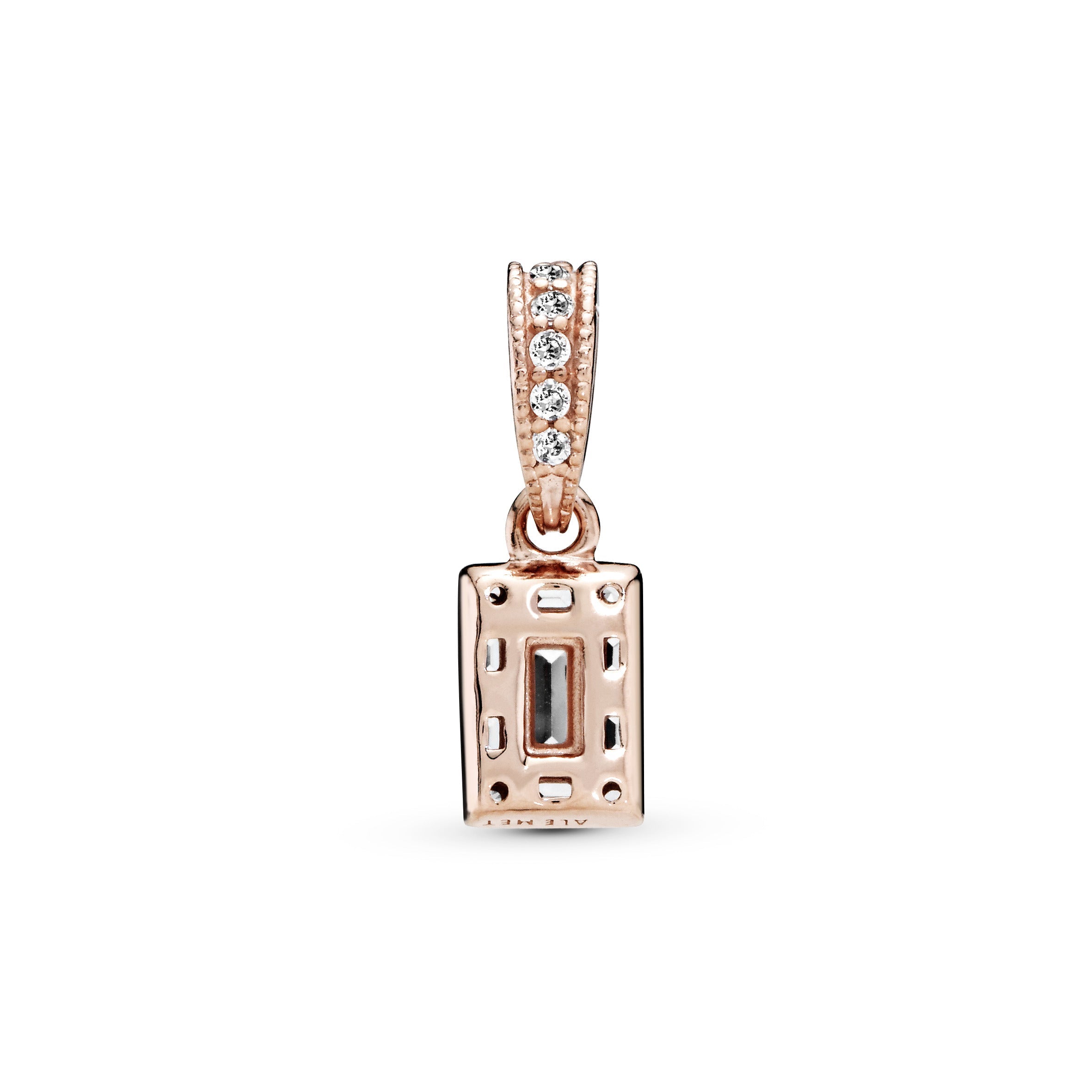 Pandora Sparkling Square Halo Pendant