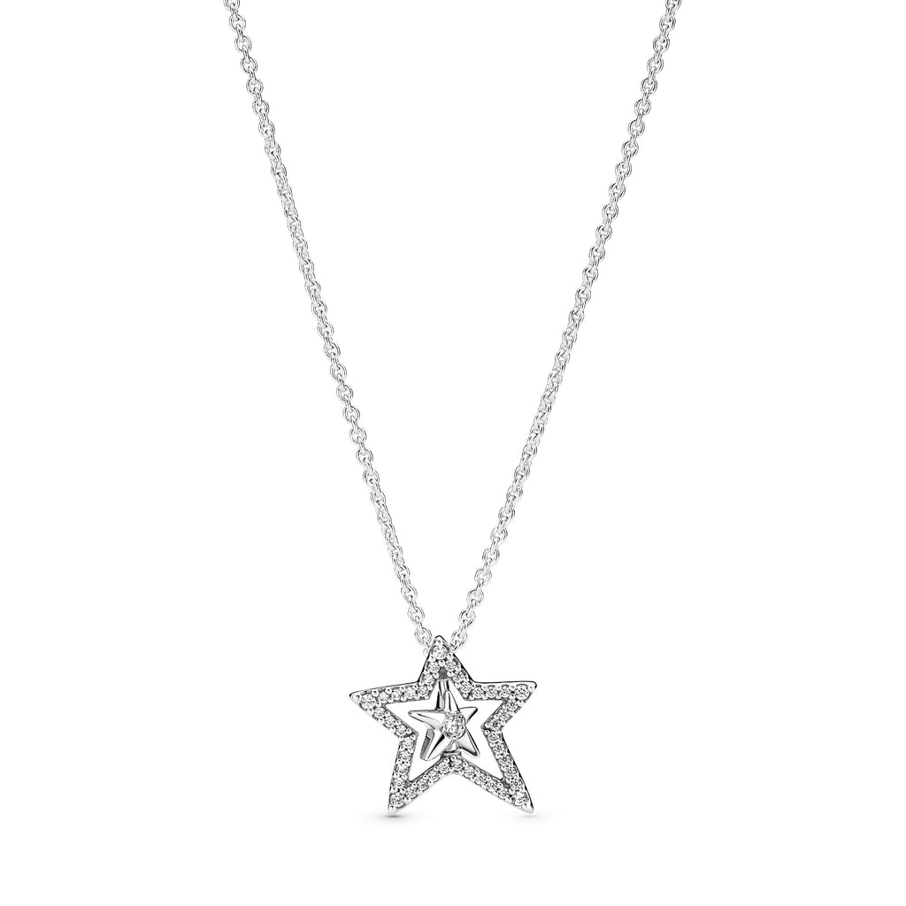 Pandora Sparkling Asymmetric Star Gift Set