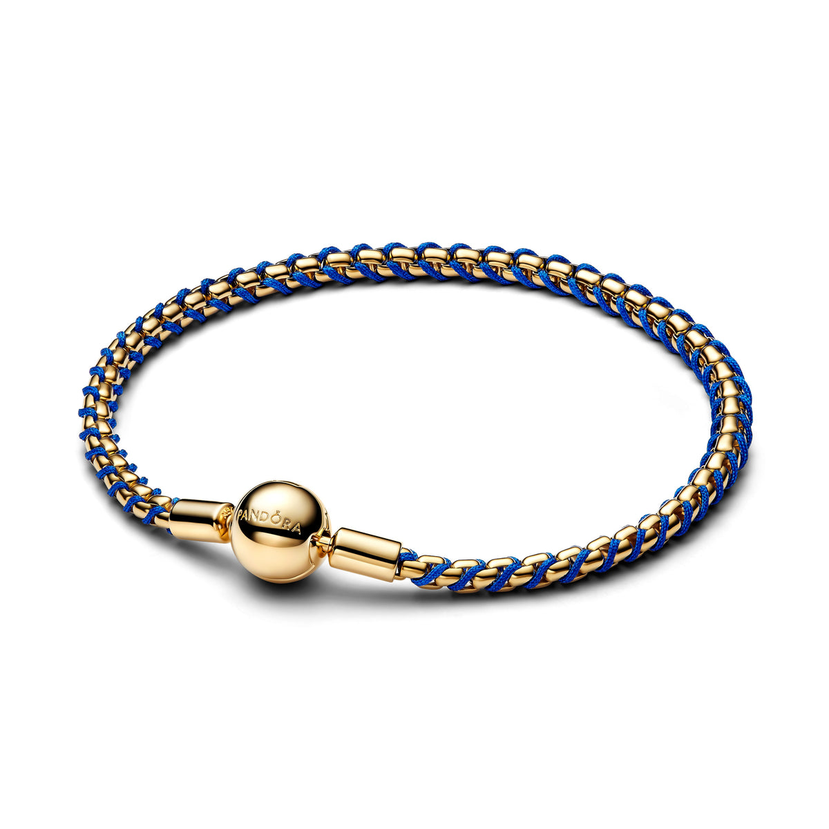 Pandora Blue Cord Box Chain Bracelet