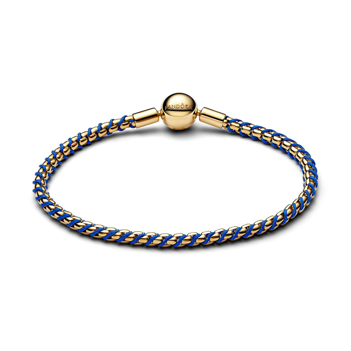 Pandora Blue Cord Box Chain Bracelet