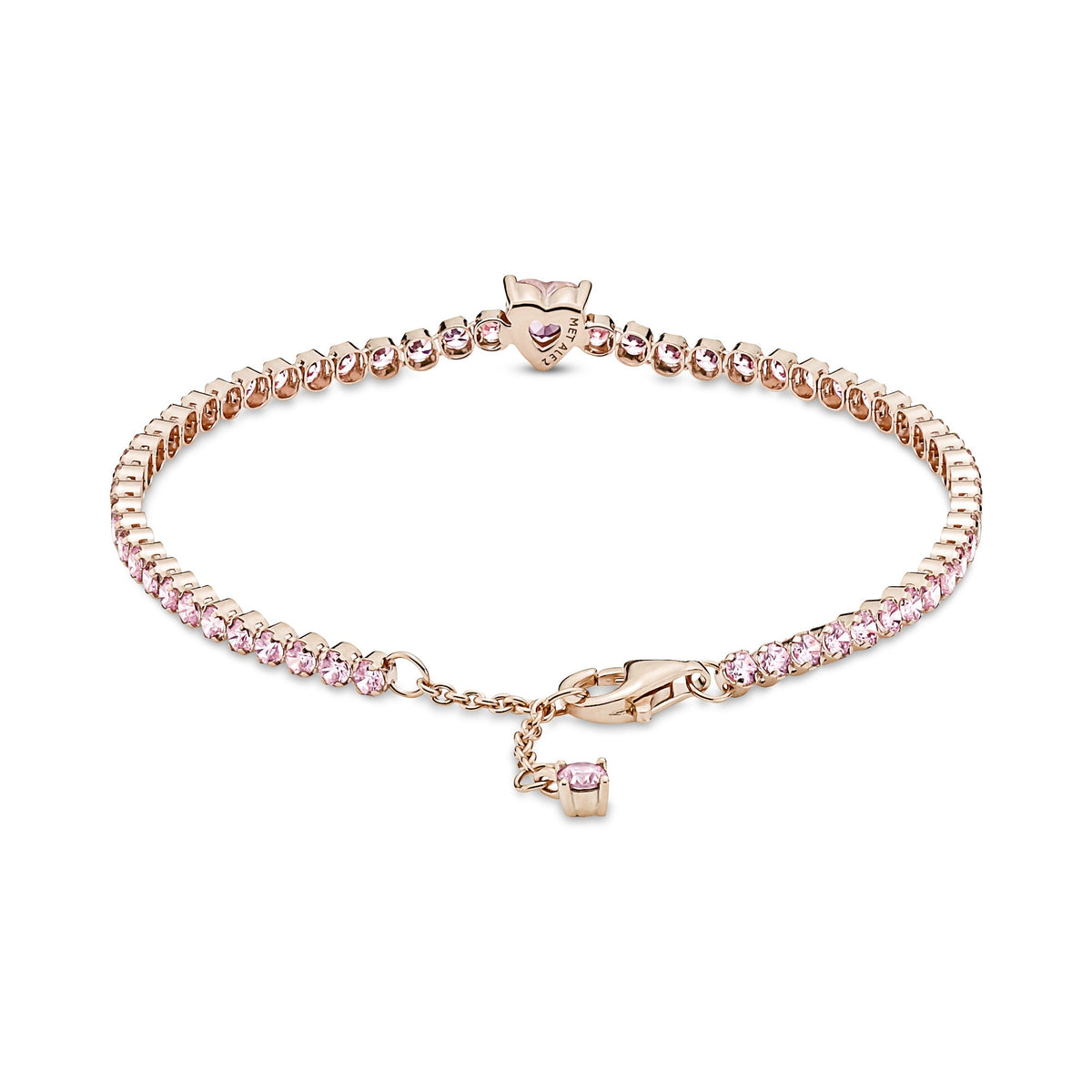 Pandora Sparkling Heart Tennis Bracelet