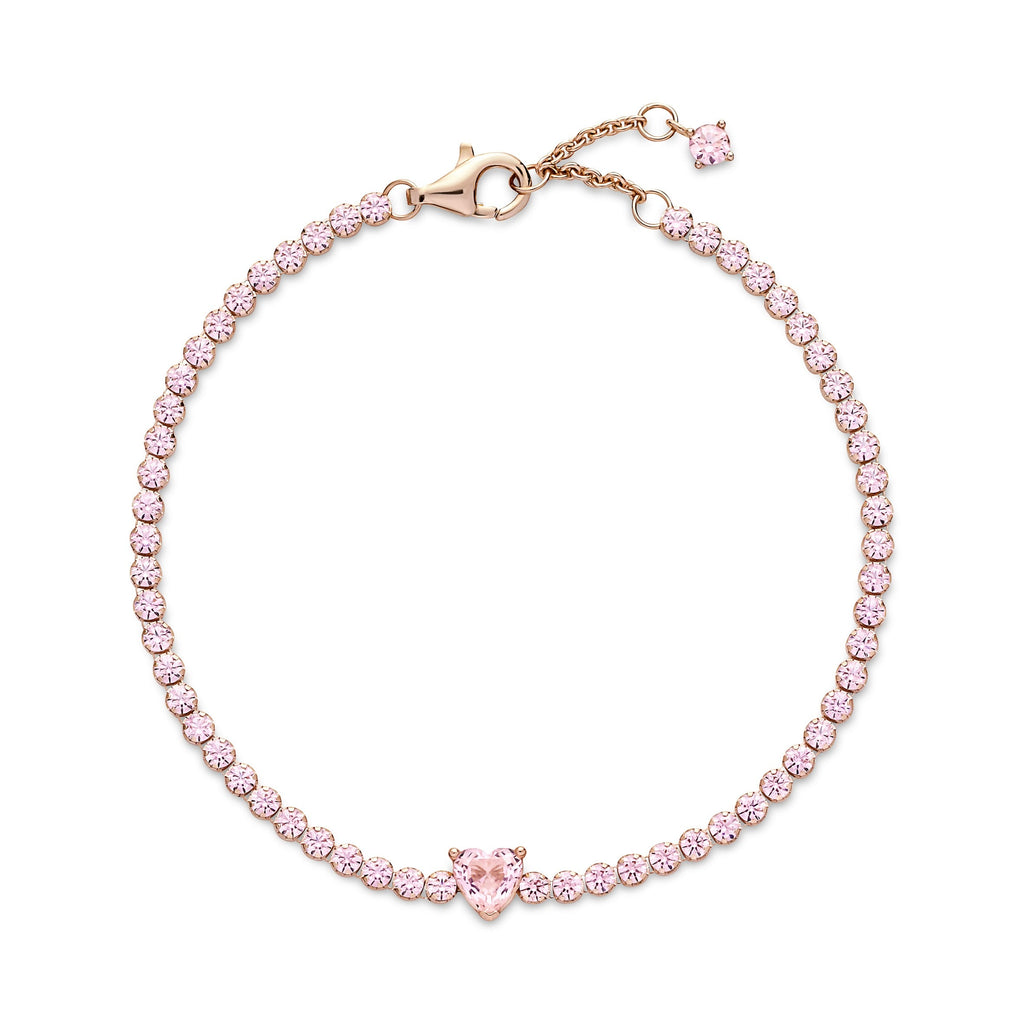 Pandora Sparkling Heart Tennis Bracelet