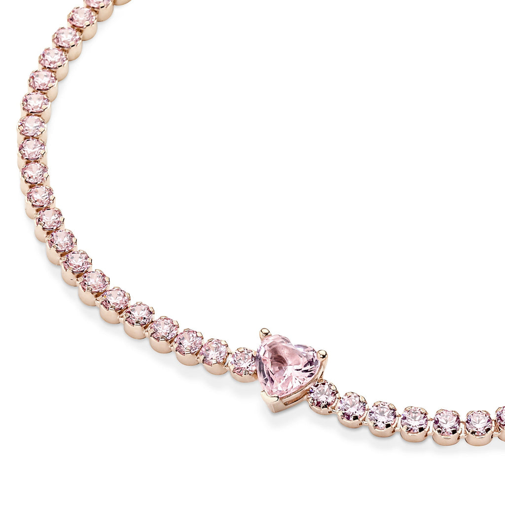 Pandora Sparkling Heart Tennis Bracelet