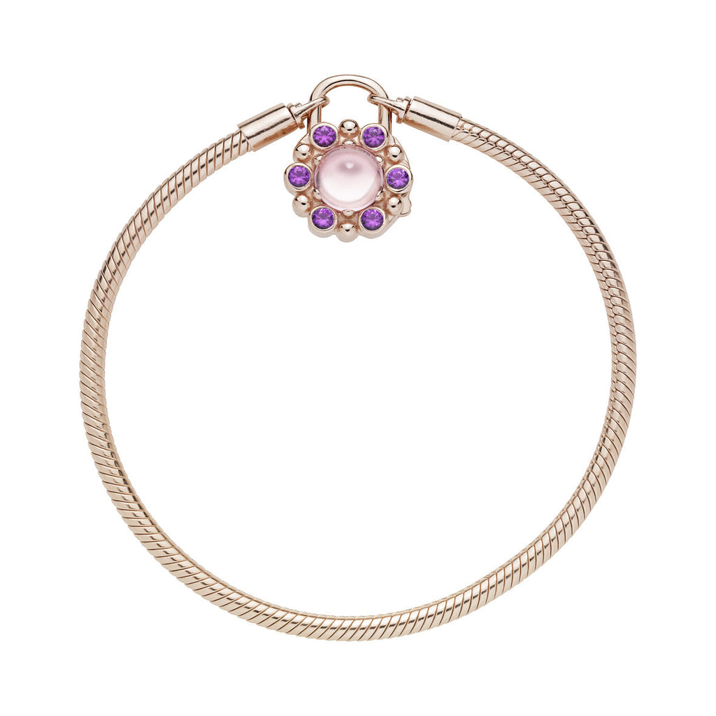 Pandora Moments Heraldic Radiance Padlock Clasp Bracelet