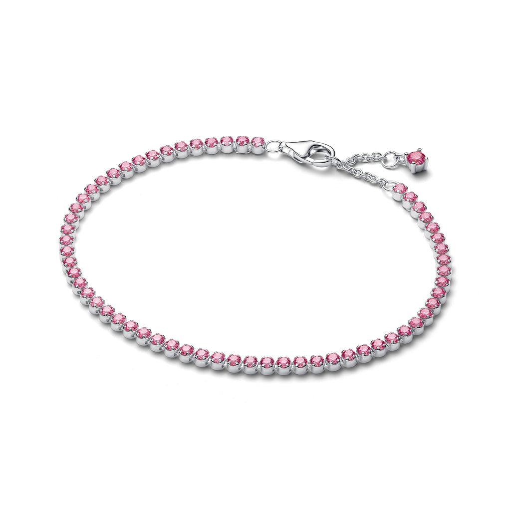 Pandora Pink Small Tennis Bracelet