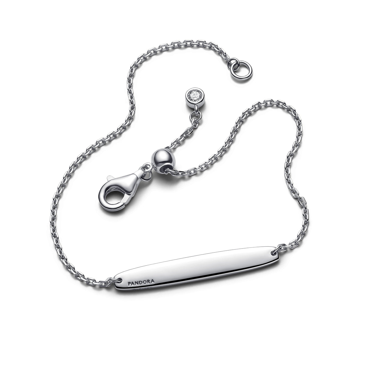 Pandora Engravable Bar Chain Bracelet
